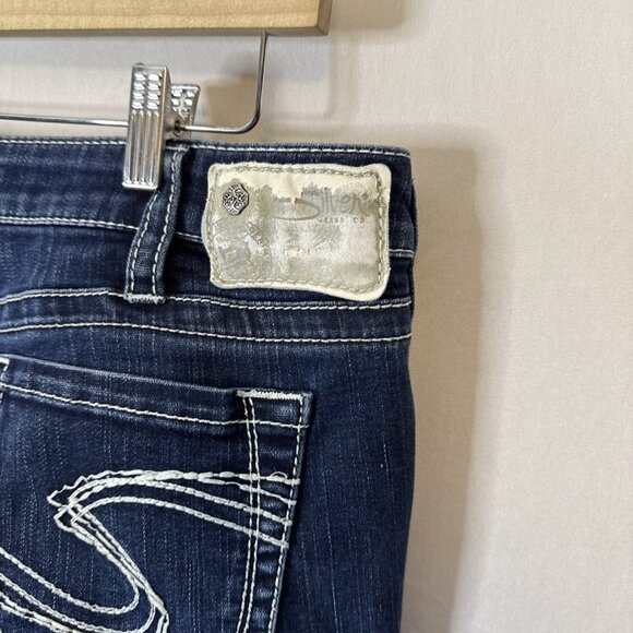 Silver Jeans Co Camden Women’s Denim Jeans Blue W32 L31 Stretch Low Rise Stretch - Picture 5 of 8